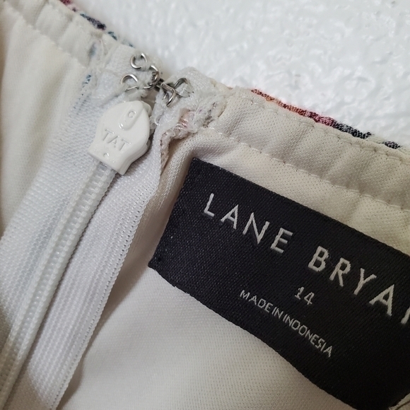 Lane Bryant Multicolor Patchwork Midi Dress - Picture 8 of 16